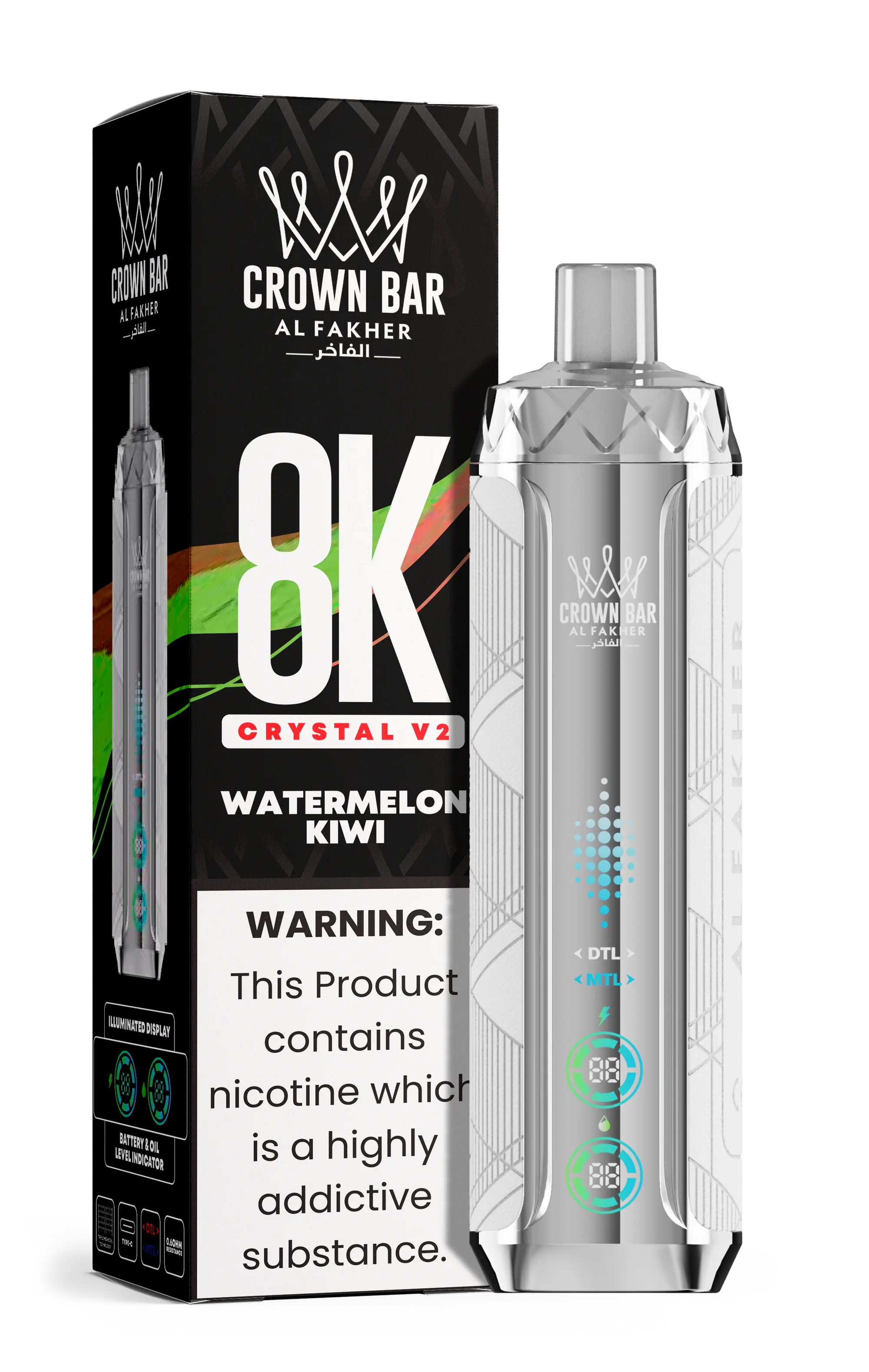 Al Fakher Crystal V2 Watermelon Kiwi – Das heftigste Geschmackserlebnis das ich je hatte!