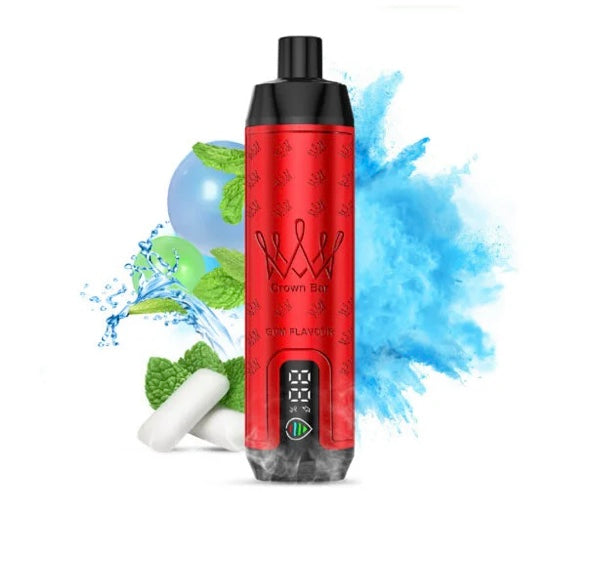 close-up view Al Fakher Crown Bar 15000 Pro Max Gum Flavour