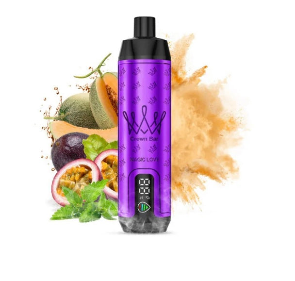 close-up view Al Fakher Crown Bar 15000 Pro Max Magic Love