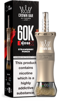 close-up view of strawberry punch vape