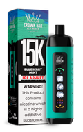 Al Fakher Crown Bar 15K Ice Adjust Blueberry Mint – E-Shisha kaufen Deutschland