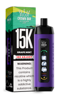Al Fakher Crown Bar 15K Ice Adjust Grape Mint – Einweg Vape kaufen Deutschland