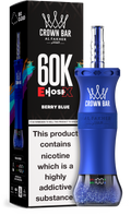 Al Fakher Crown Bar E Hose X 60K Berry Blue – E-Shisha kaufen