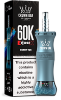 Al Fakher Crown Bar E Hose X 60K Berry Ice – Mini Hookah kaufen