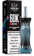 Al Fakher Crown Bar E Hose X 60K Blackcurrant Mint – Mini Hookah kaufen Deutschland