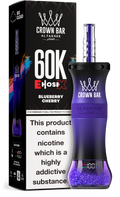 Al Fakher Crown Bar E Hose X 60K Blueberry Cherry – Mini Hookah kaufen Deutschland
