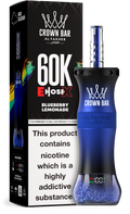 Al Fakher Crown Bar E Hose X 60K Blueberry Lemonade – Mini Hookah kaufen Deutschland