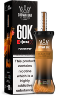 Al Fakher Crown Bar E Hose X 60K Fusion Pop – E-Shisha kaufen