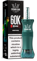 Al Fakher Crown Bar E Hose X 60K Menthol – E-Shisha kaufen
