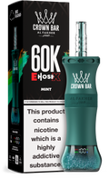 Al Fakher Crown Bar E Hose X 60K Mint – Mini Hookah kaufen