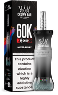 Al Fakher Crown Bar E Hose X 60K Mixed Berry – E-Shisha kaufen Deutschland