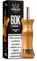 Al Fakher Crown Bar E Hose X 60K Pineapple Ice – Einweg E-Shisha kaufen Deutschland
