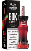 Al Fakher Crown Bar E Hose X 60K Watermelon Cherry – Einweg E-Shisha kaufen