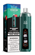 Al Fakher Crown Bar 8K Crystal Dual Mode Blueberry Mint – Vape Deutschland