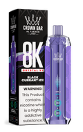 Al Fakher Crown Bar 8K Crystal V2 Blackcurrant Ice kaufen – 8000 Züge Einweg Vape | bigpuff.shop