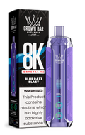 Al Fakher Crown Bar 8K Crystal V2 Blue Razz Blast kaufen – 8000 Züge Einweg Vape | bigpuff.shop