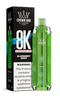 Al Fakher Crown Bar 8K Crystal V2 Blueberry Mint kaufen – 8000 Züge Einweg Vape | bigpuff.shop