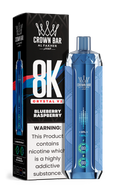 Al Fakher Crown Bar 8K Crystal V2 Blueberry Raspberry kaufen – 8000 Puffs Einweg Vape | bigpuff.shop