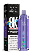Al Fakher Crown Bar 8K Crystal V2 Blueberry Sour Raspberry kaufen – 8000 Puffs Einweg Vape | bigpuff.shop
