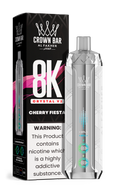 Al Fakher Crown Bar 8K Crystal V2 Cherry Fiesta kaufen – 8000 Züge Einweg Vape | bigpuff.shop