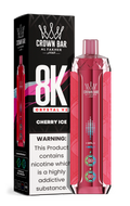 Al Fakher Crown Bar 8K Crystal V2 Cherry Ice kaufen – 8000 Züge Einweg Vape | bigpuff.shop