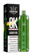 Al Fakher Crown Bar 8K Crystal V2 Lemon Lime Cherry Fizz kaufen – 8000 Züge Einweg Vape | bigpuff.shop