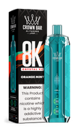 Al Fakher Crown Bar 8K Crystal V2 Orange Mint kaufen – 8000 Züge Einweg Vape | bigpuff.shop