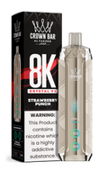 Al Fakher Crown Bar 8K Crystal V2 Strawberry Punch kaufen – 8000 Züge Einweg Vape | bigpuff.shop