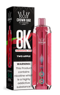 Al Fakher Crown Bar 8K Crystal V2 Two Apple kaufen – 8000 Züge Einweg Vape | bigpuff.shop