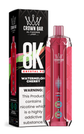 Al Fakher Crown Bar 8K Crystal V2 Watermelon Cherry kaufen – 8000 Züge Einweg Vape | bigpuff.shop