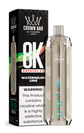 Al Fakher Crown Bar 8K Crystal V2 Watermelon Lime kaufen – 8000 Züge Einweg Vape | bigpuff.shop