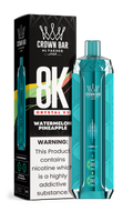 Al Fakher Crown Bar 8K Crystal V2 Watermelon Pineapple kaufen – 8000 Züge Einweg Vape | bigpuff.shop