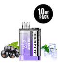Al Fakher Crown Bar 9000 Crystal Black Currant Ice – 10er Pack -  Einweg Vape kaufen Deutschland