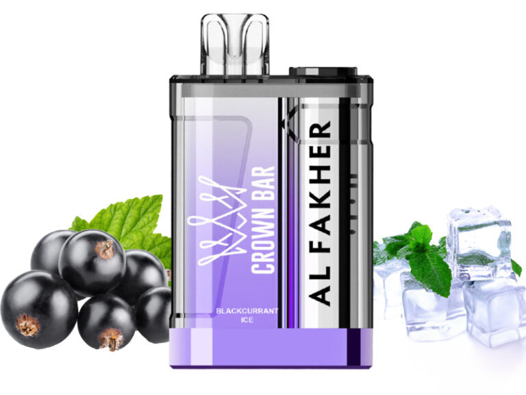 Al Fakher Crown Bar 9000 Crystal Black Currant Ice – Vape kaufen Deutschland
