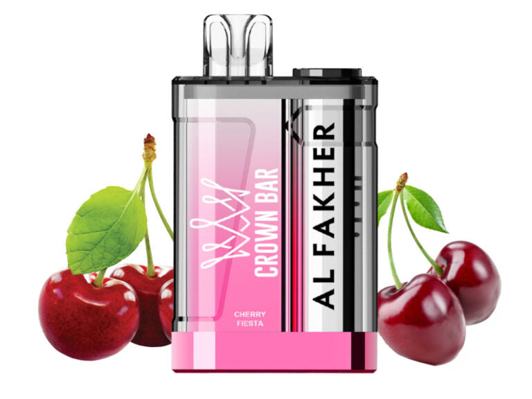 Al Fakher Crown Bar 9000 Crystal Cherry Fiesta – Vape kaufen Deutschland